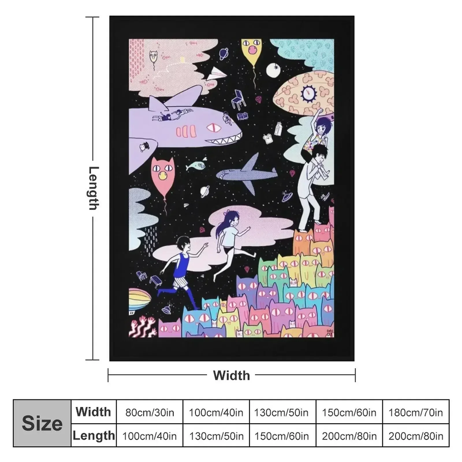 omori Tshirt - omori fanart game sticker sticker poster Throw Blanket Bed linens funny gift Camping Blankets
