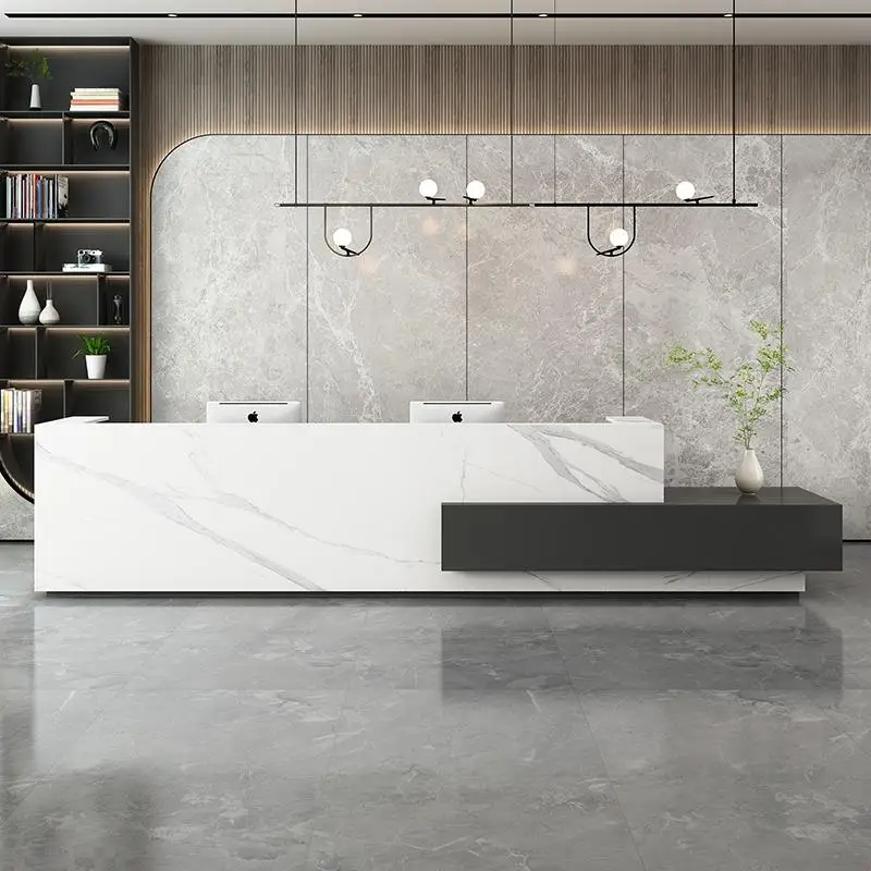 

Luxury Minimalist Reception Desks Company Best Simple Aesthetic Desks Beauty Modern Unique Comptoire Accueil Trendy Furniture