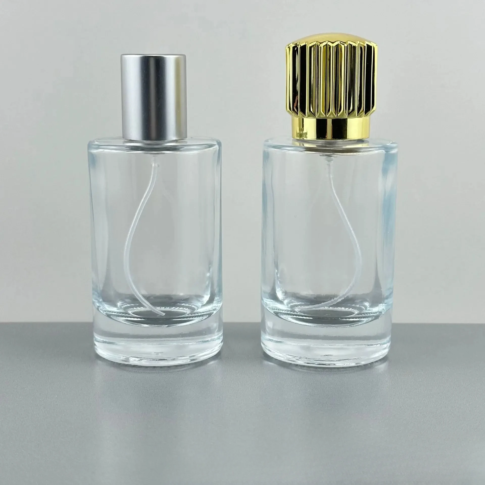 New 50ml dispensing perfume glass bottle 15MM screw top perfume bottle  empty bottle travelling portable fine spray bottles