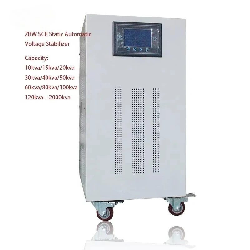 

ABOT New Product With LCD Display 415V 380V 3 Phase 80KVA 200KVA 300KVA Voltage Regulator