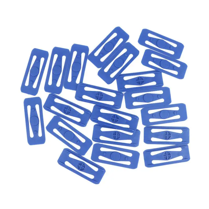 20 Pieces Blue Racetrack Connectors Replacement Accessory Compatible with Common Race Track Sets for Toddlers Play