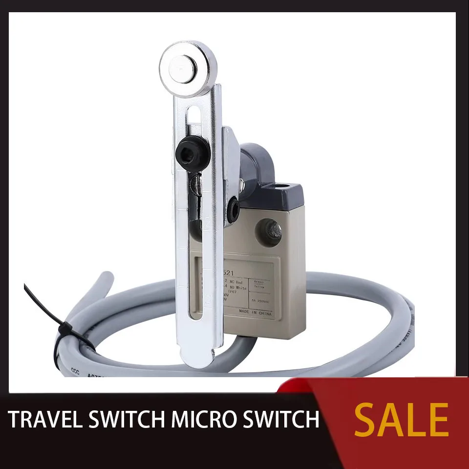 New Travel Switch Micro Switch Limit Switch Waterproof And Oil Proof D4c-1521 With One Meter Wire Sealed Type