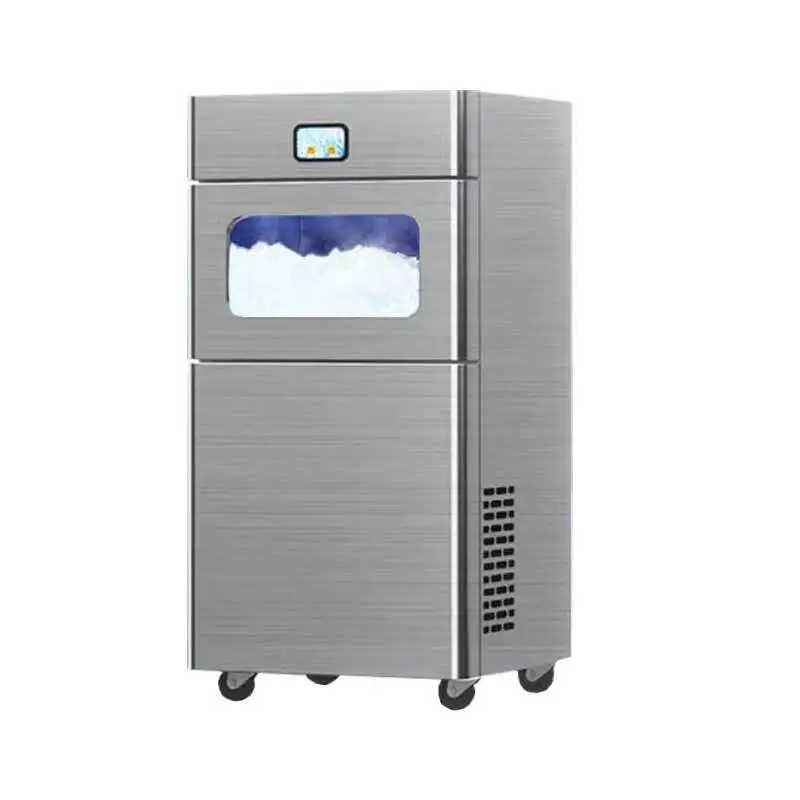 Touch screen smoothie snowflake ice maker 20 to 1000 kg ice crusher