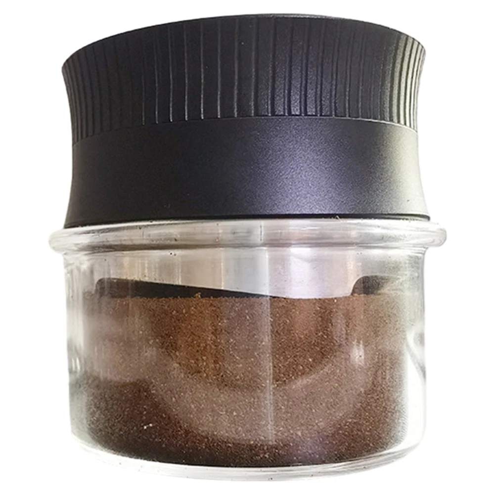 Tool Coffee Powder Bowl Measuring Powder Bowl Parts Transparent Clear Coffee Tamper For Coffee Lovers Glass Home
