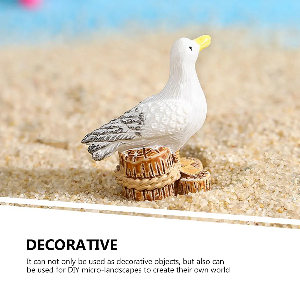 

6pcs Resin Miniature Statue Garden Decoration Micro Landscape Ornament Desktop Adornment Yard Decor Outdoor Mini Sculpture Room