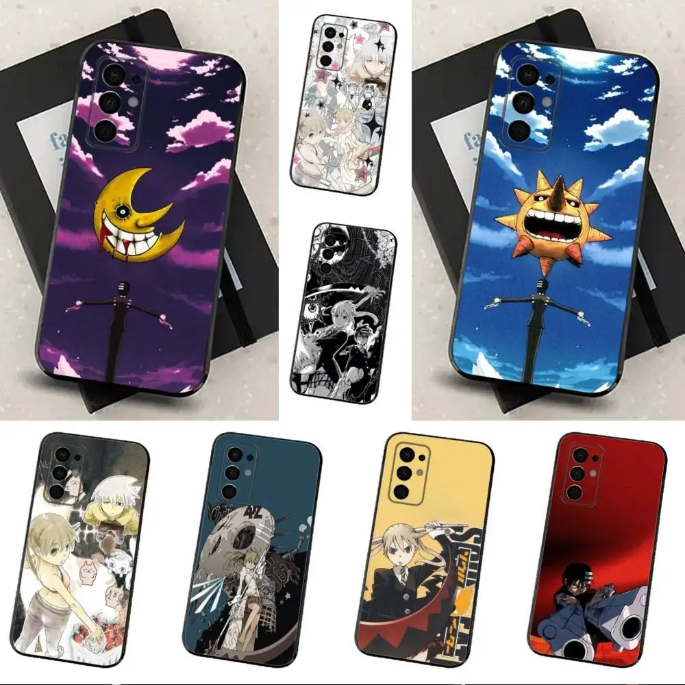 

Cool S-Soul E-Eater Anime Phone Case For Samsung Galaxy A73,91,80,72,51,53,52,71,22,5G,Note,J7,8,9 Soft Black Cover