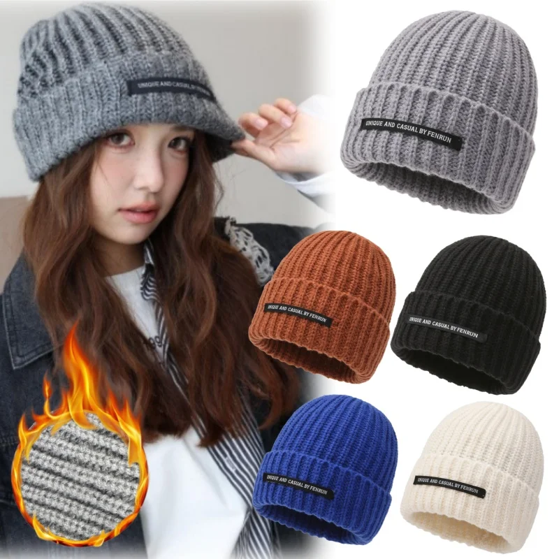 

Oversized Winter Knit Hat for Women and Men Thick Warm Slouchy Beanie Stretchy Soft Cable Crochet Cap Outdoor Cold Weather Wear