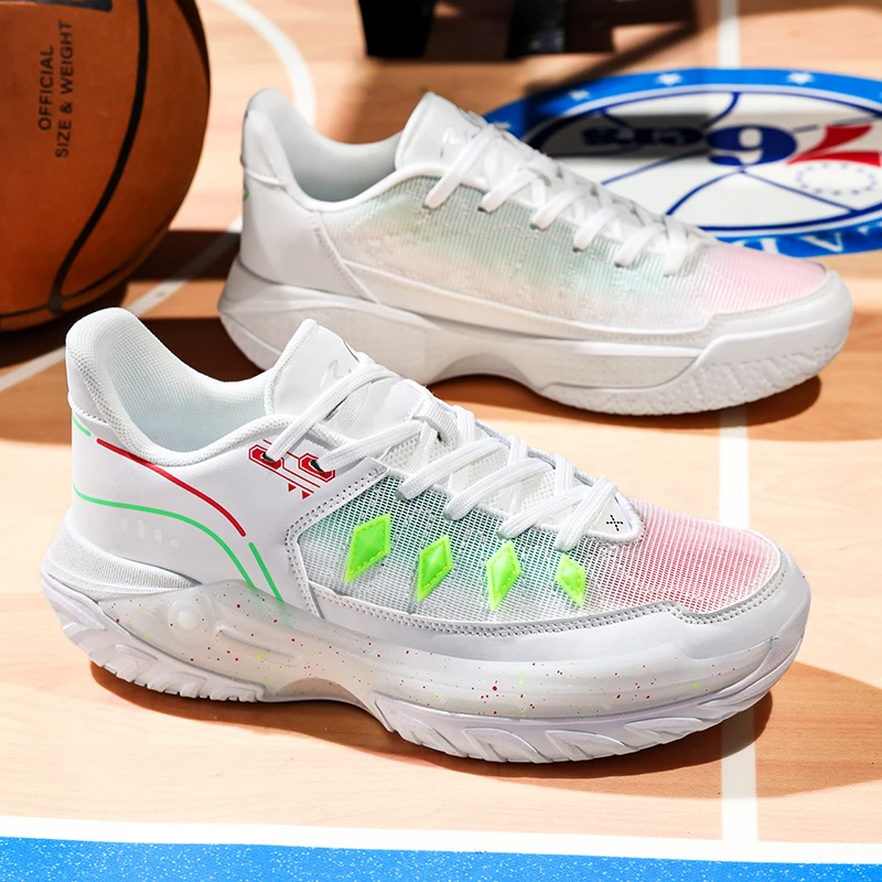 

2026 New Trend Outdoor Sports Unisex Shoes Thick Soled Basketball Couples Training Shoe Breathable Training Sneakers Mens Womens