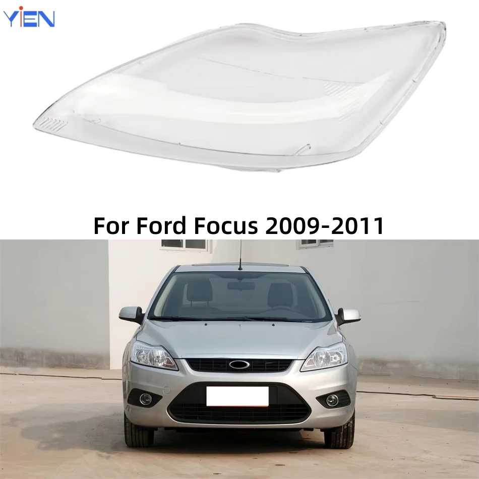 

For Ford Focus 2009 2010 2011 Car Replacement Parts Lampcover Caps Headlights Cover Car Front Headlight Lens Cover Lights Shell