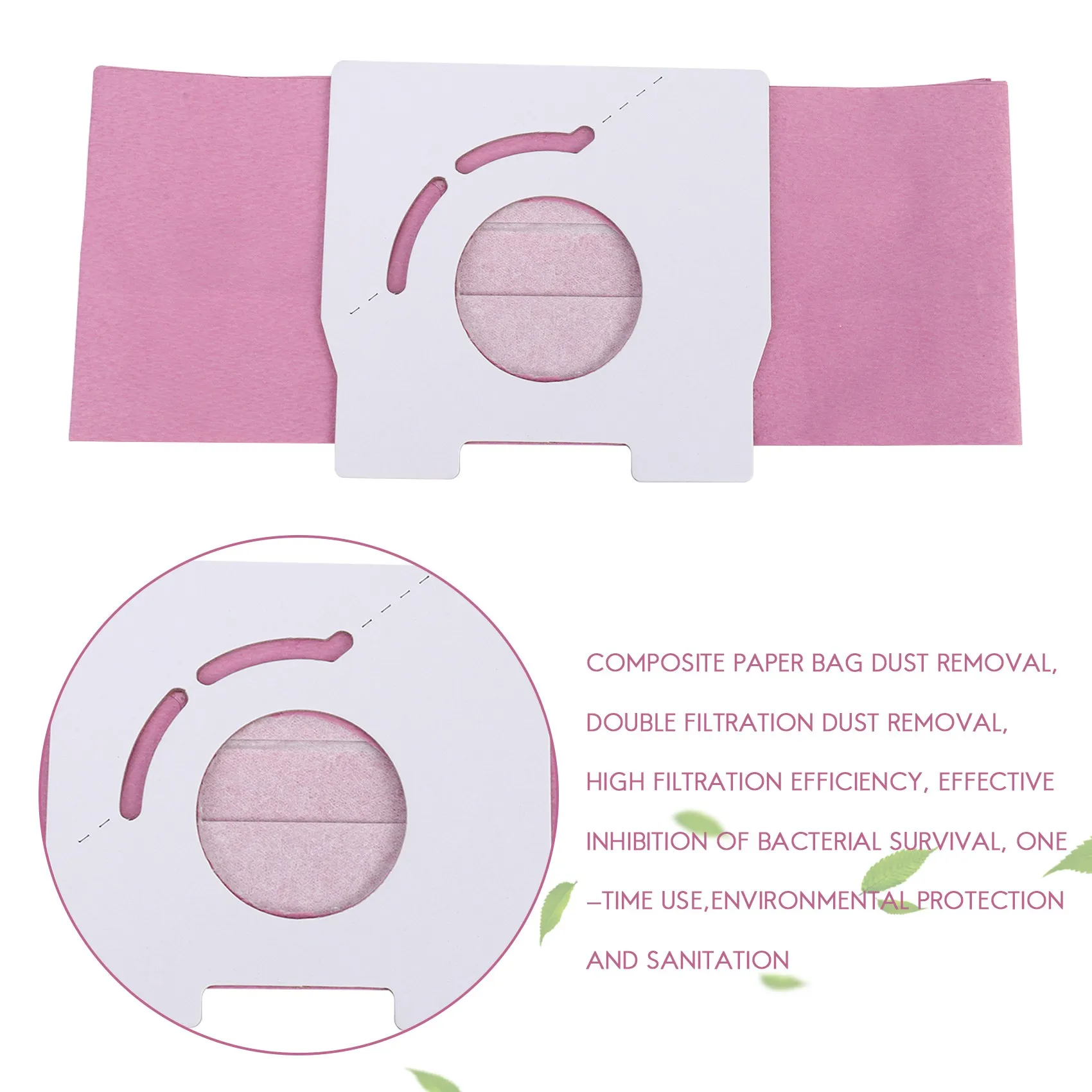 15Pcs Vacuum Cleaner Bag Dust Bag C-13 Replacement for Panasonic MC-CA291 MC-CA591 MC-3920 MC-3300 Vacuum Cleaner Parts