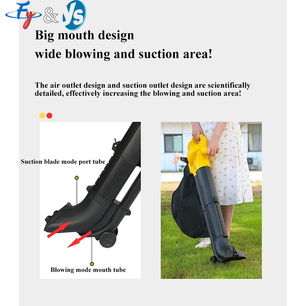 

Electric Blower/Suction Machine 3200W – Leaf Crusher, Dust Collector & Household Debris Cleaner with 40m Cordless Range
