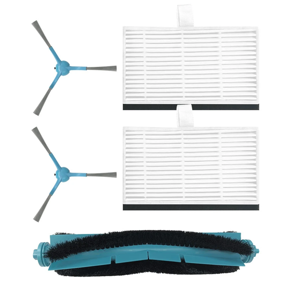 1 * الفرشاة الرئيسية + 2 * فلتر + 2 * استبدال الفرش الجانبية لـ Conga 9590/9990/10090 AI Sweeping Machine Kit قطع غيار الأجهزة المنزلية #2
