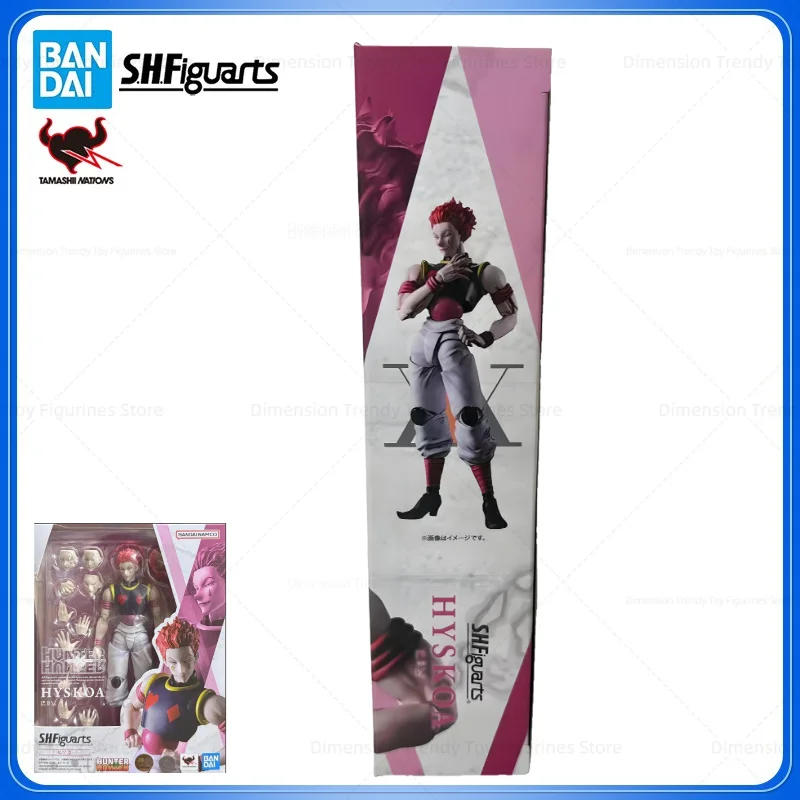 Bandai In Stock S.H.Figuarts Anime Hunter x Hunter Articulated Nen Effect Hisoka Original Action Figure Model Toy Boxed Gift DT