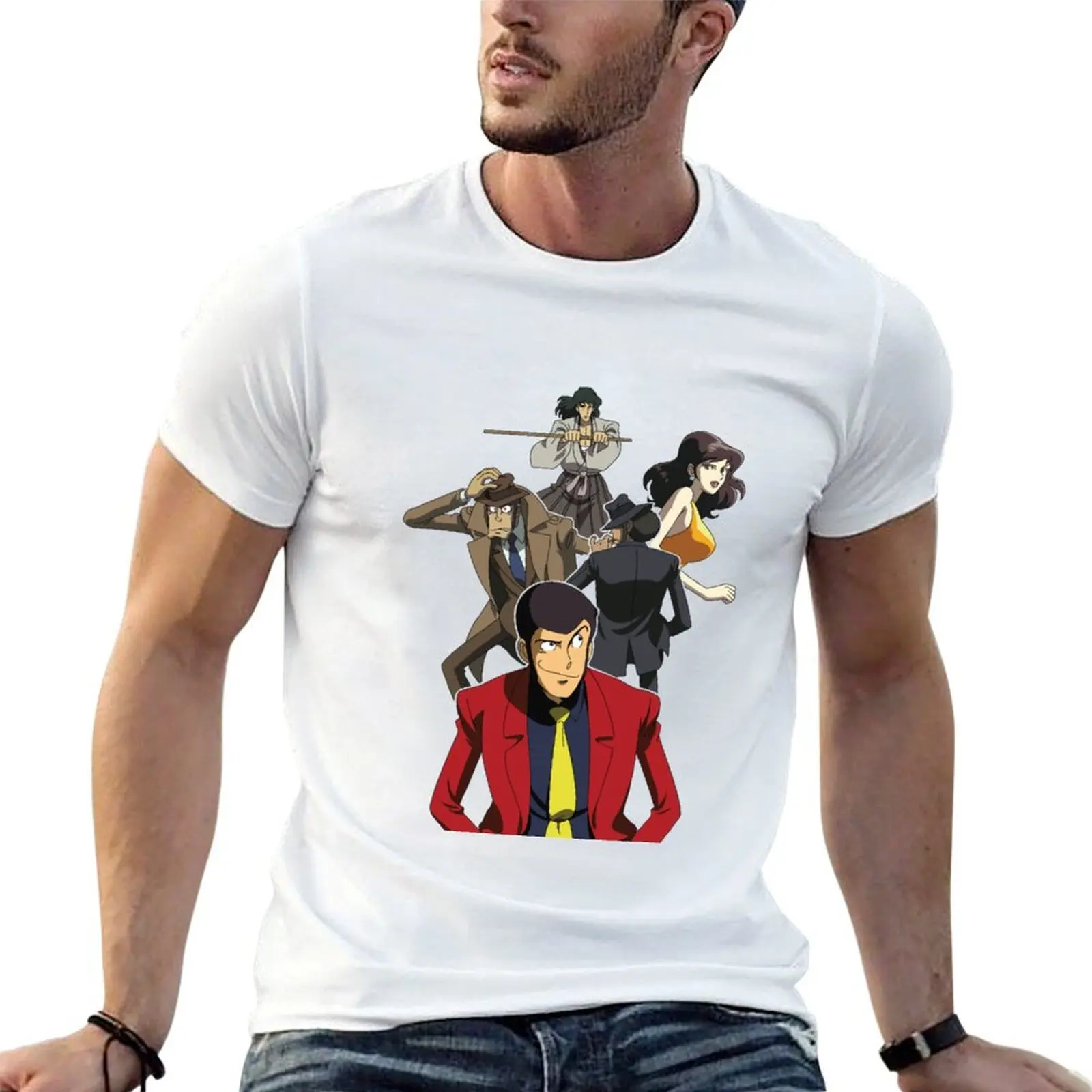 

Lupin III T-Shirt t shirts for man pack cotton man t shirt cotton t shirt man plain T-shirt