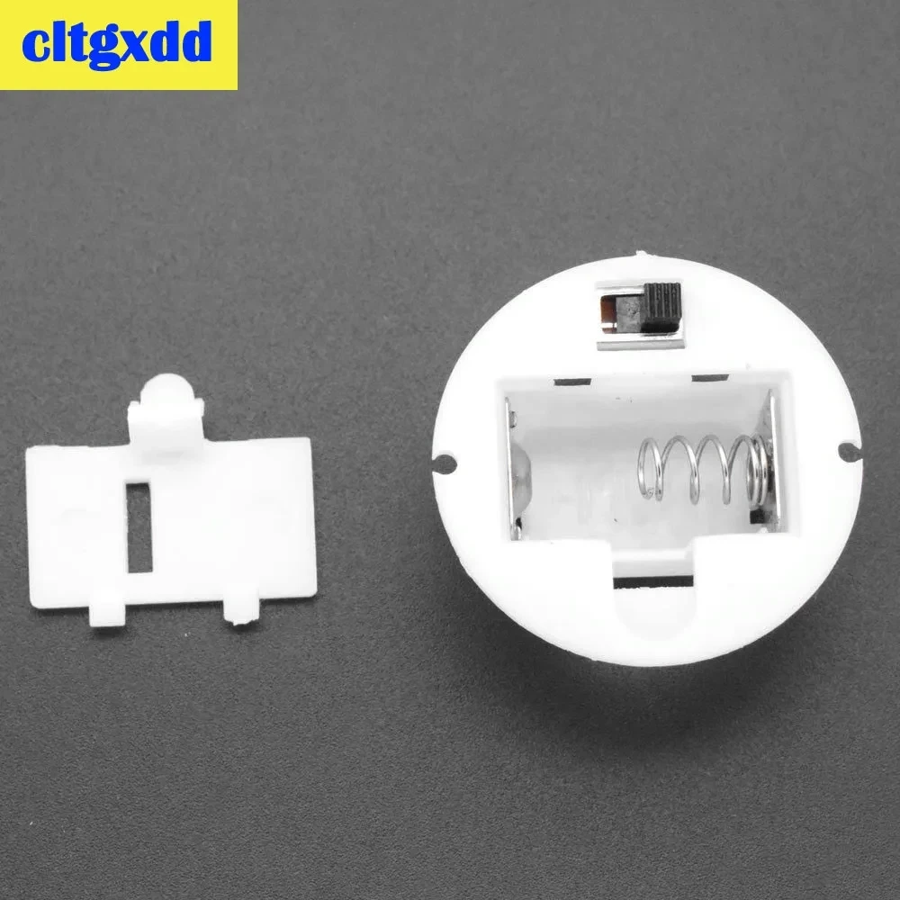 cltgxdd 2set is suitable for AG13/LR44 with switch circular base battery box button compartment process base battery storage box