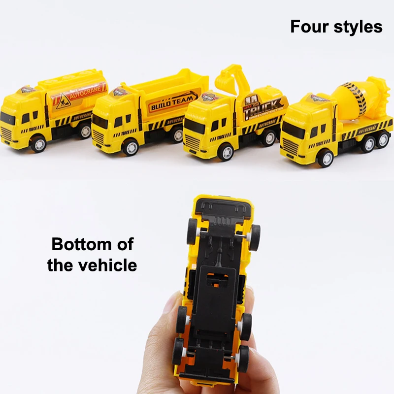 

1 Pc Educational Cars Children Engineering Vehicle Model Kid Pull Back Toy Warrior Four Mini Cars