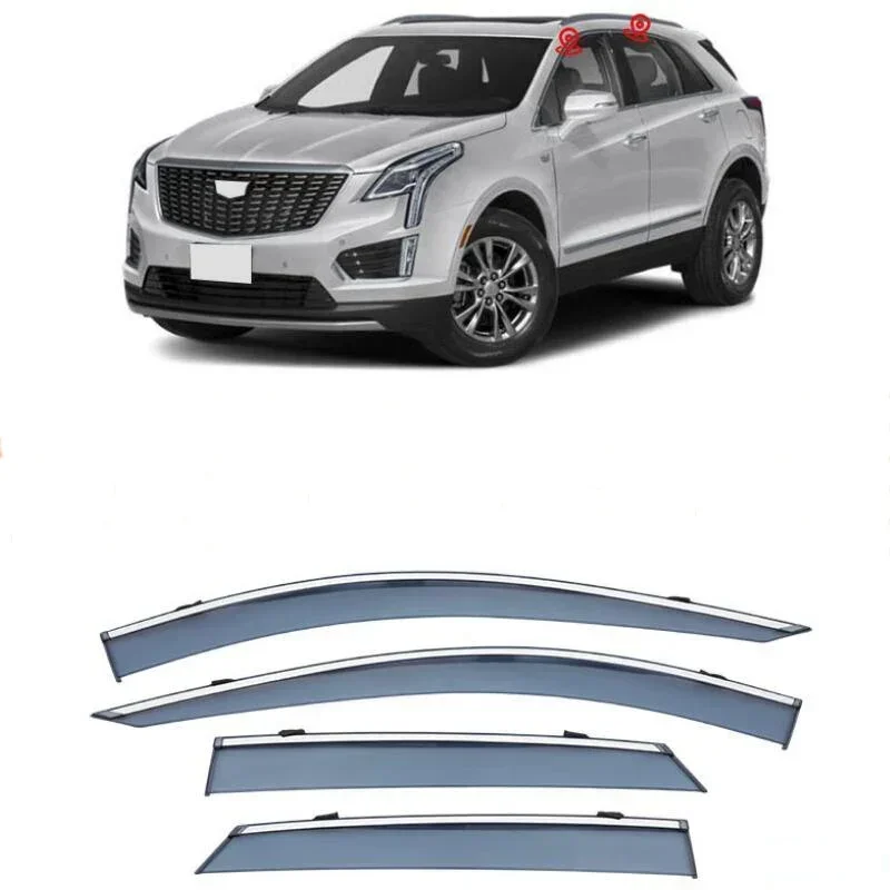 Window Visor Side Window Deflector Awnings & Shelters For Cadillac XT5 2016 2017 2018 2019 2020 2021 2022 2023 2024