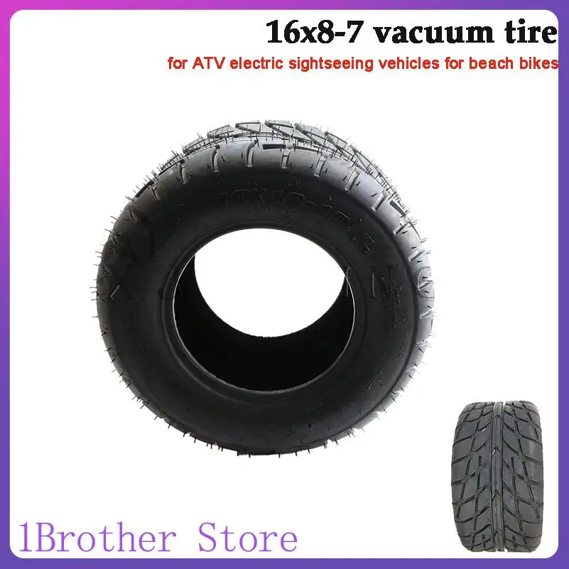 

Durable 16x8-7 Tubeless aTV Tires, Designed for Superior Wear Resistance on Road and Trail for ATVs