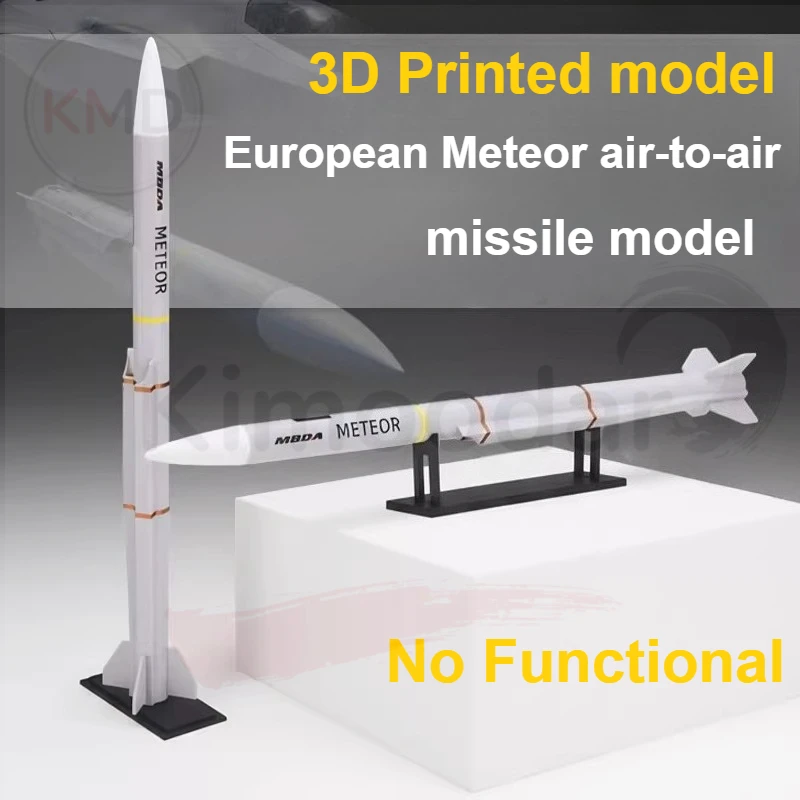

3D-печатная европейская модель метеорита воздушно-воздушной ракетки, статическая нефункциональная коллекция военных фанатов, орнамент, модель ручной сборки