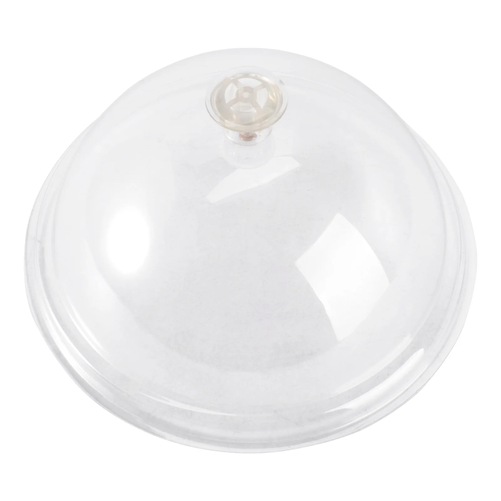 

1pc Acrylic Food Cover 8-Inch 21Cm Round Transparent Heat Insulation Lid For Bacon Beef Burgers Bread Grilled Sandwiches