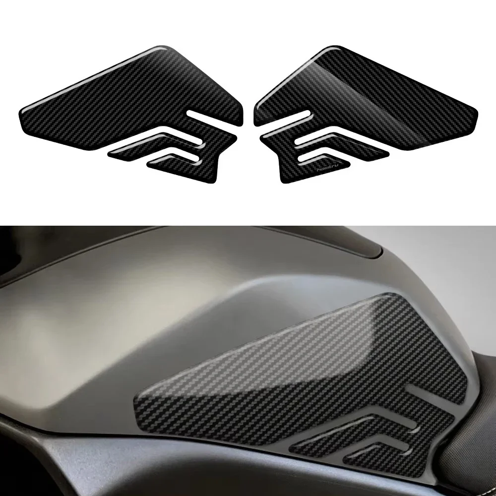 Motorcycle Fuel Tank Anti-Slip Mat For Yamaha TRACER 7 2021-2024 Side Tank Pad Protective Gas Knee Grip Traction Sticker