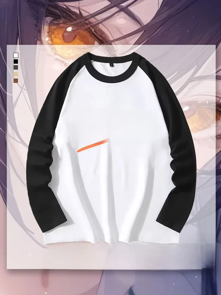 

Youthful Long Sve Cotton T-irt Breathable Comfortable round Ne 280g Heavyweight Collaborative Idol Master Design