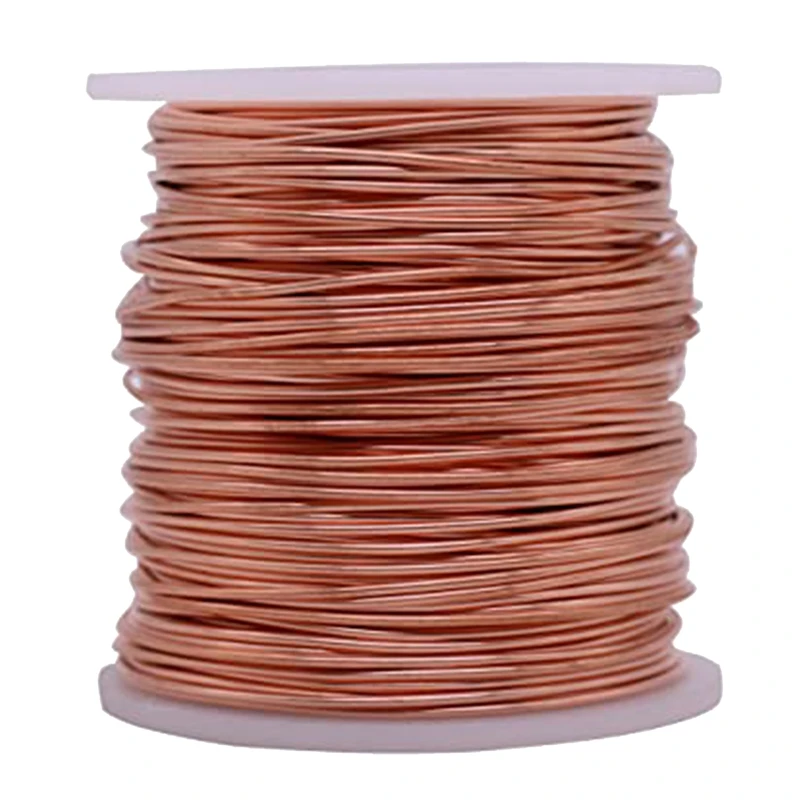 

Bare Copper Wire Component Parts Bright, 16 AWG, 0.051 Inch Diameter, 115 Inch Length