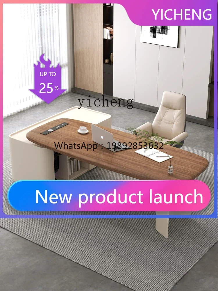 

LYY French Cream Wind Solid Wood Corner Desk Premium Study Computer Desk