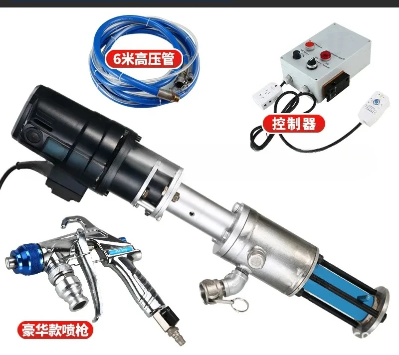 Multifunctional waterproof coating spraying polyurethane putty base oil real stone paint cement grouting machine