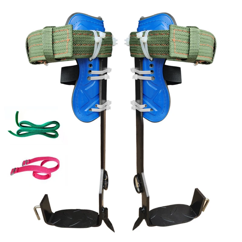 Tree Climbing Spike Set Anti-Slip Climbing Tools Forestry Operation Gear for Tree Trimming Hunting and Fruit Picking 1/2-tooth