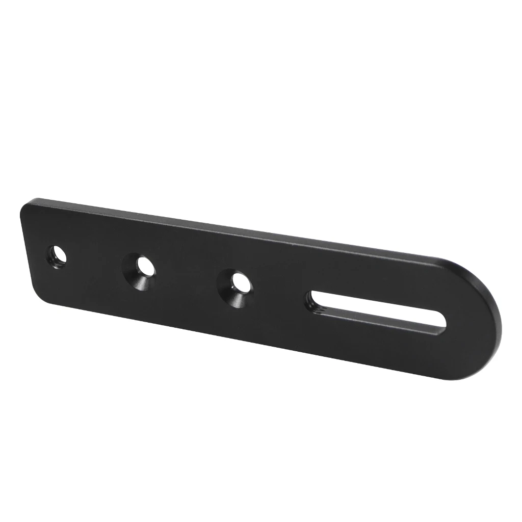 BGNing Aluminiumlegierung Connect Mount Plate Support 30 kg mit 1/4 Zoll Schraubenlöchern Schnellwechselplatine für SLR-Kamerafotografie – Detail 5