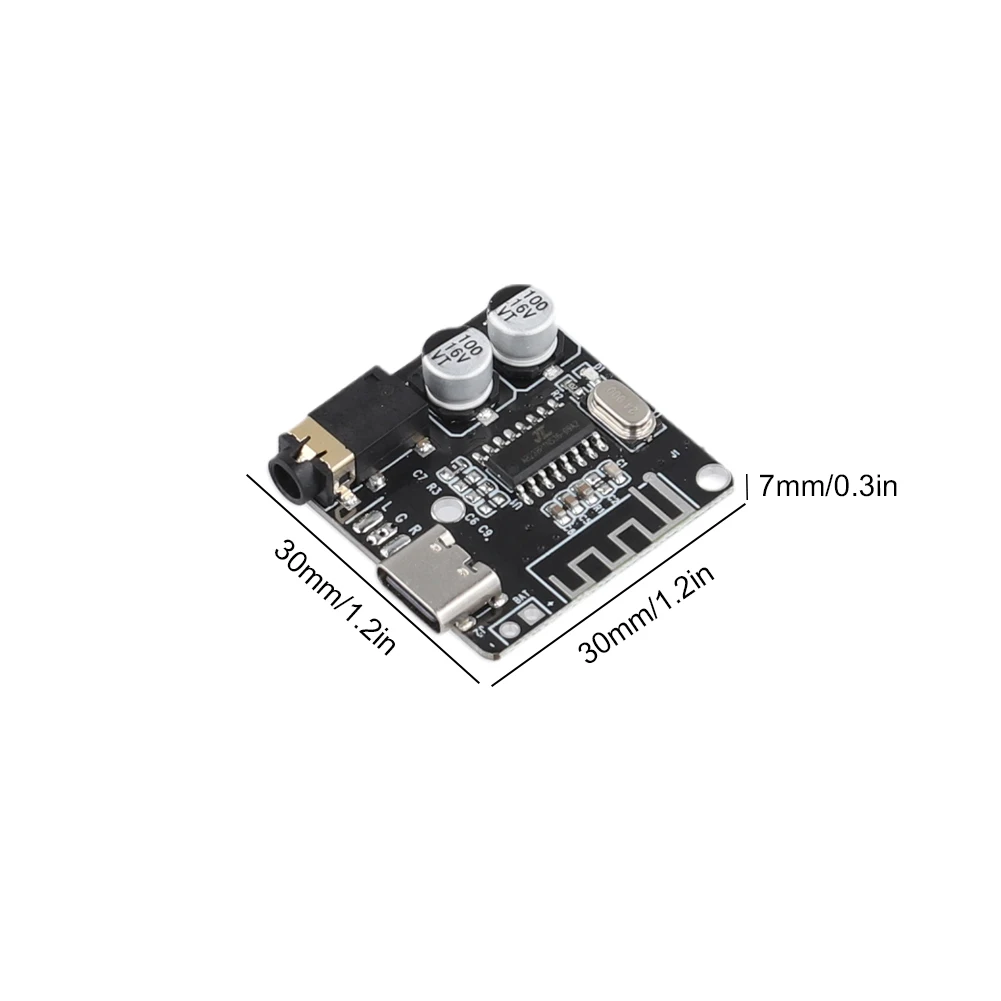 لوحة فك تشفير MP3 بدون فقدان ، متوافق مع بلوتوث ، وحدة موسيقى ستيريو لاسلكية من النوع C ، مستقبل صوت 5 فولت
