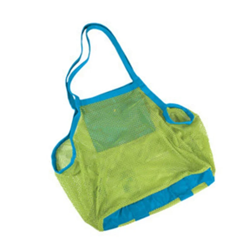 Kinderen Extra Grote Strand Mesh Speelgoed Tas Kinderen Opvouwbare Zand Weg Net Tote Outdoor Netto houder Waterdichte Doek Zand Speelgoed Opslag