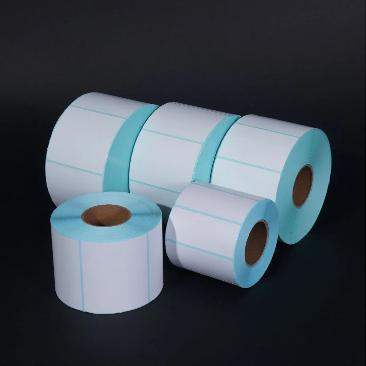 1000pcs 70*50/60*60/80*60/80*80mm Print Supplies Thermal Label Sticker Paper Waterproof Supermarket Price Blank Label