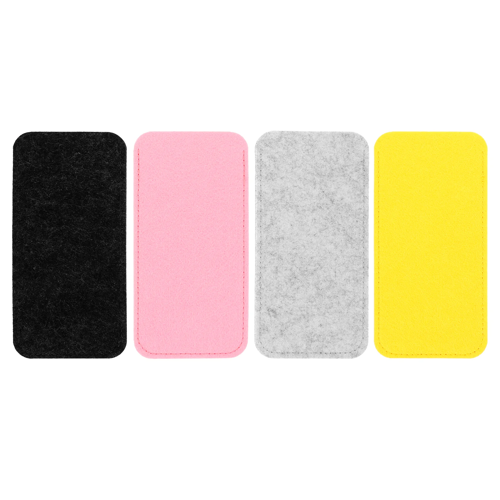 

4 Pcs Felt Glasses Bag Eyeglass Case Sunglass Holder Soft Eyeglasses Reusable Pouch