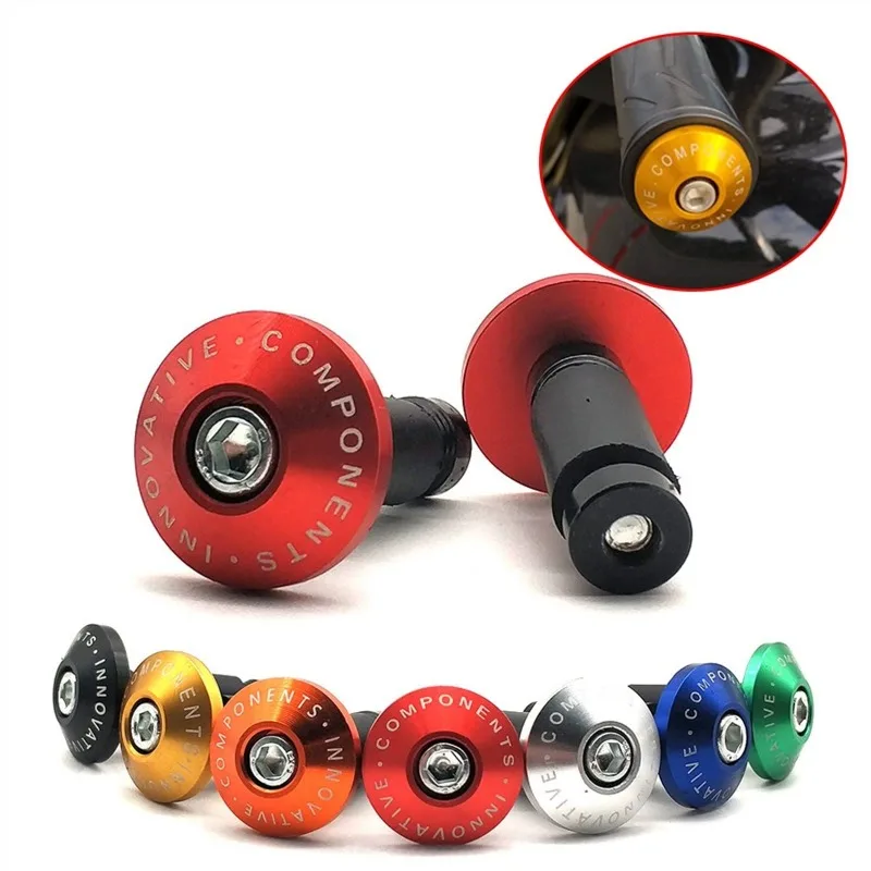 

Motorcycle Modified Parts - Pair of CNC Aluminum Handlebar Plugs, Fit Big - Displacement Street/Sportbikes