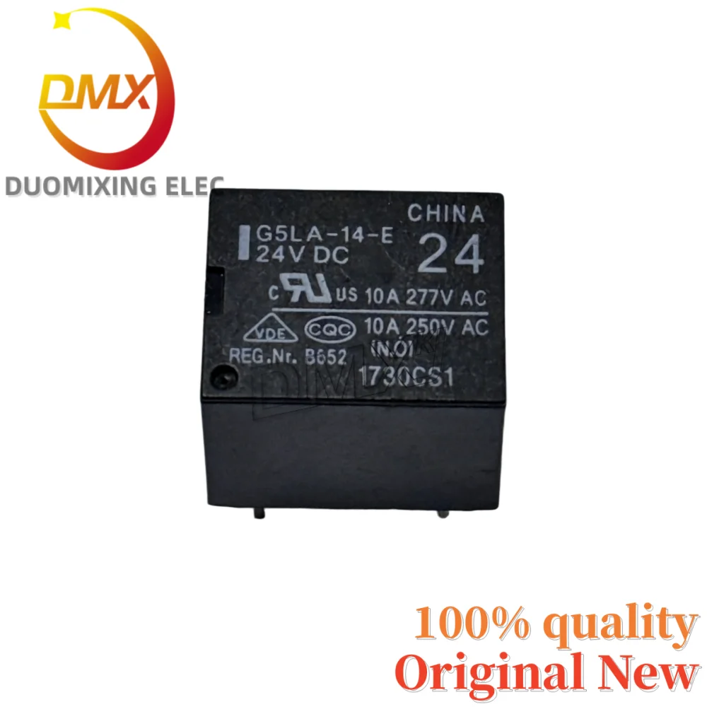 10PCS/LOT 100% New G5LA-14-E 24VDC Relay 5 Pin 10A 277VAC