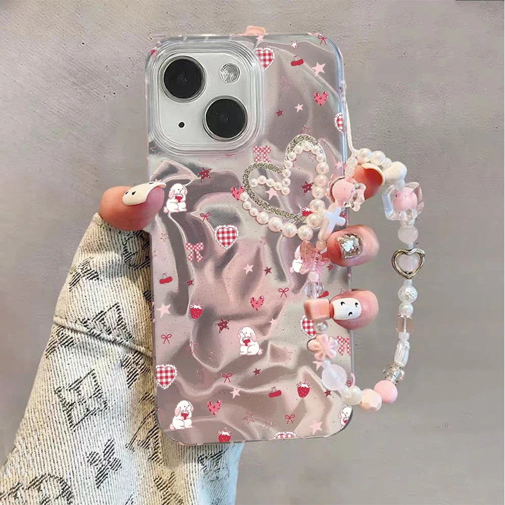 حافظة سلسلة من اللؤلؤ بعقدة ليزر لهاتف انفينيكس تكنو سبارك جو 2 1 2025 30C 10C 20C 10 20 Hot 50i 40i 30i 40 Pro Smart 10 Plus 9 8 7