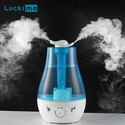 3000ML ultrasonik hava nemlendirici çift püskürtücüler ev ofis bebek odası büyük sis hacmi sis Mist Maker uçucu yağ difüzörü