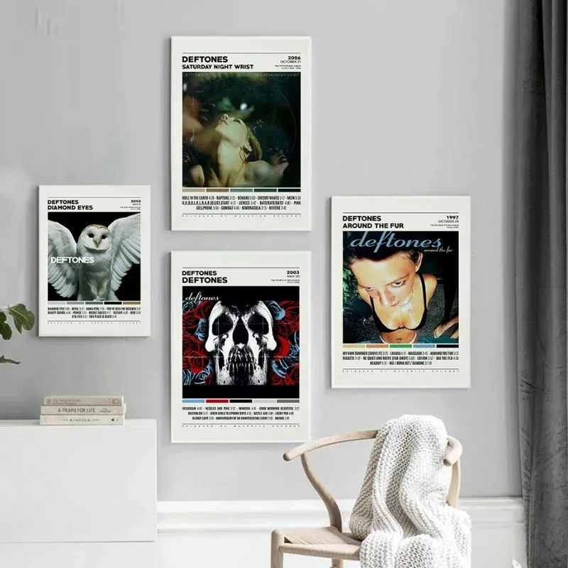 Saturday Night Wrist Music Album Cover Deftones Band Poster Printing Canvas Painting for Room Home Wall Art Decoration