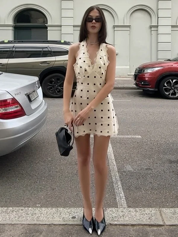 Vestidos femininos manga longa primavera tule pontos embelezados em camadas rabo de peixe princesa artístico viagem estilo francês fairycore concurso