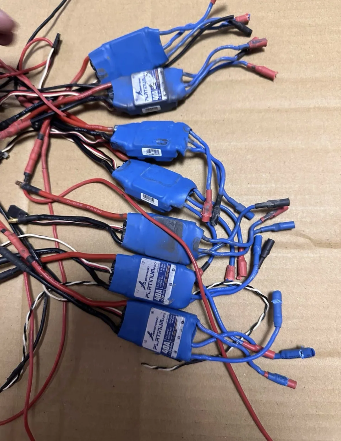 Pre-Owned Used Hobbywing Platinum-40A-PRO 5A UBEC Programmable ESC speed controller for RC airplane
