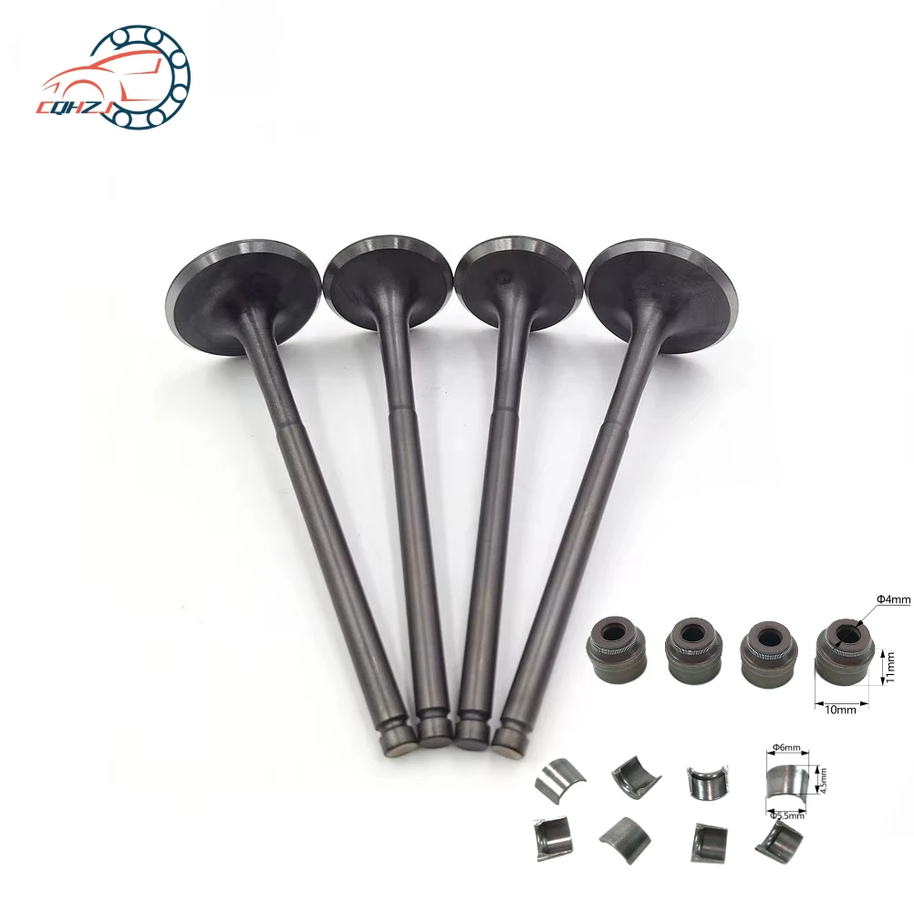 Детали двигателя мотоцикла, комплект клапанов NC250, зажим замка, сальник для двигателя ZONGSHEN NC250 KAYO T6 BSE J5 RX3 ZS250GY-3, 4 детали клапанов