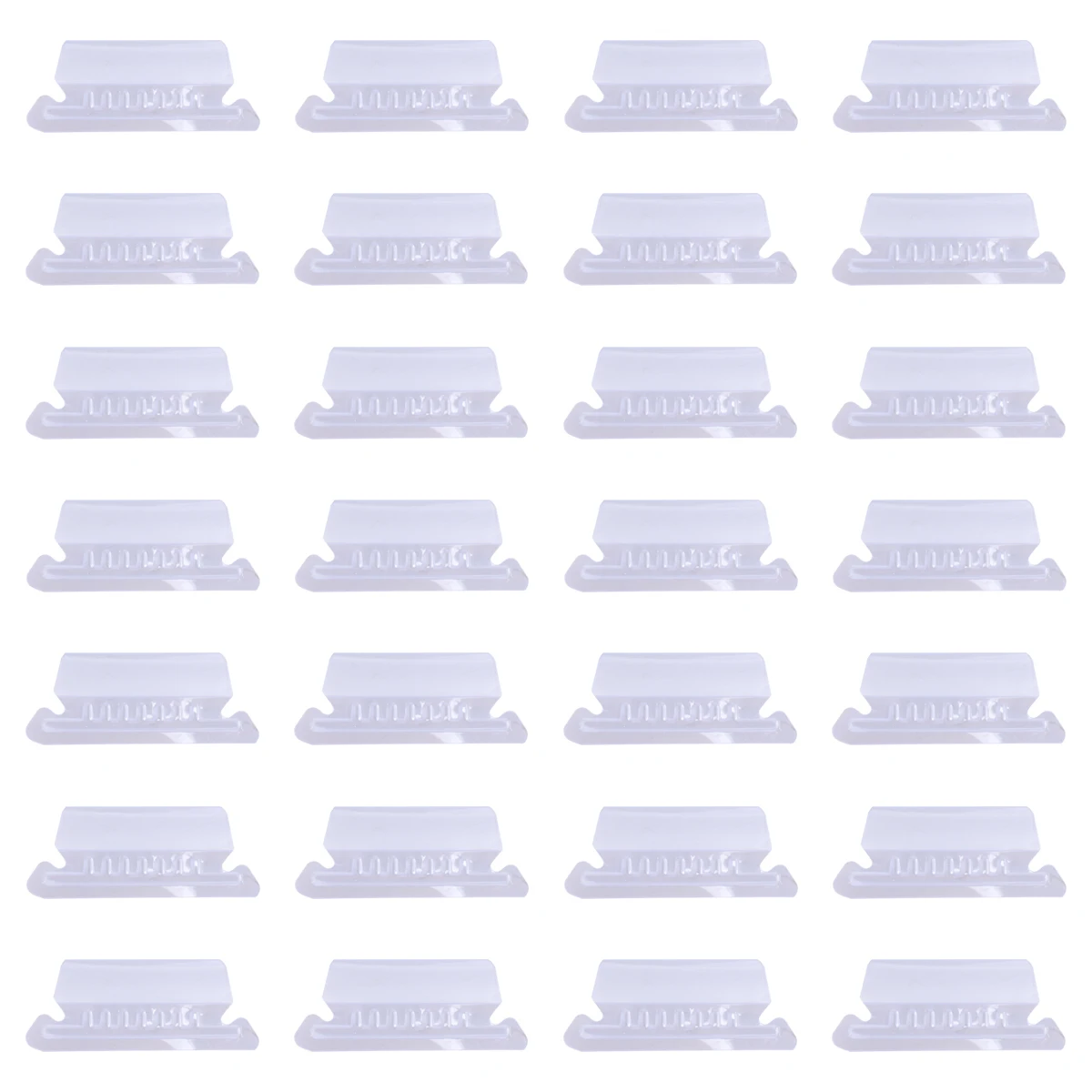 

PVC Label Holder Transparent Rack Clip Photo Folder Price Tag Clips Plastic Tooth Clamp Notes Memo Small Light