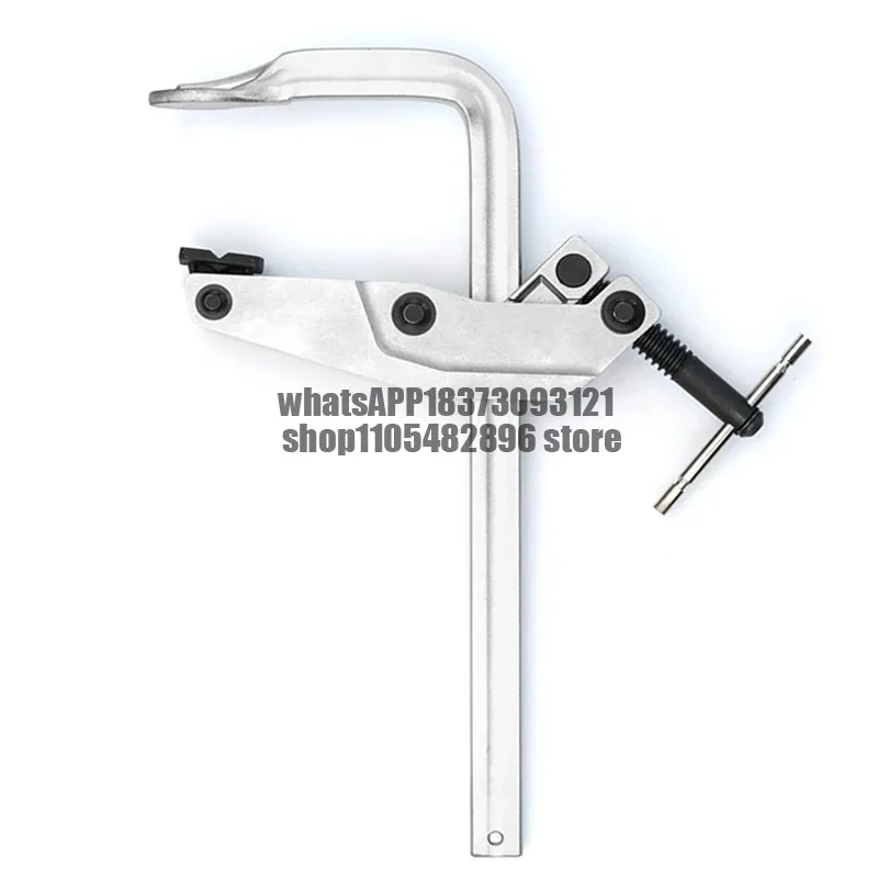 Heavy Forging Screw Cantilever F-clamp, Max Jaw Opening 30cm Clamp for Wood, Metal, Pipe, Welding and DIY Projects