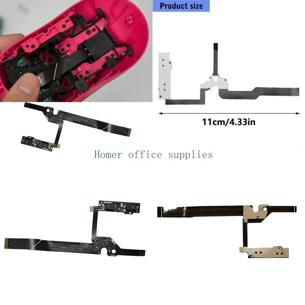 K43B Gaming Grade Side Button Flexible Cable Fast Response For GPROX SUPERLIGHT2 GPW3 Competitive Play