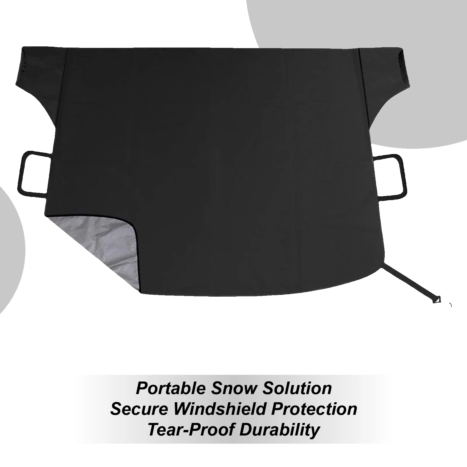 

Winter Car Ice Snow Windshield Cover Windproof Oxford Cloth Windscreen Frost Cover Thickened Windshield Sunshade