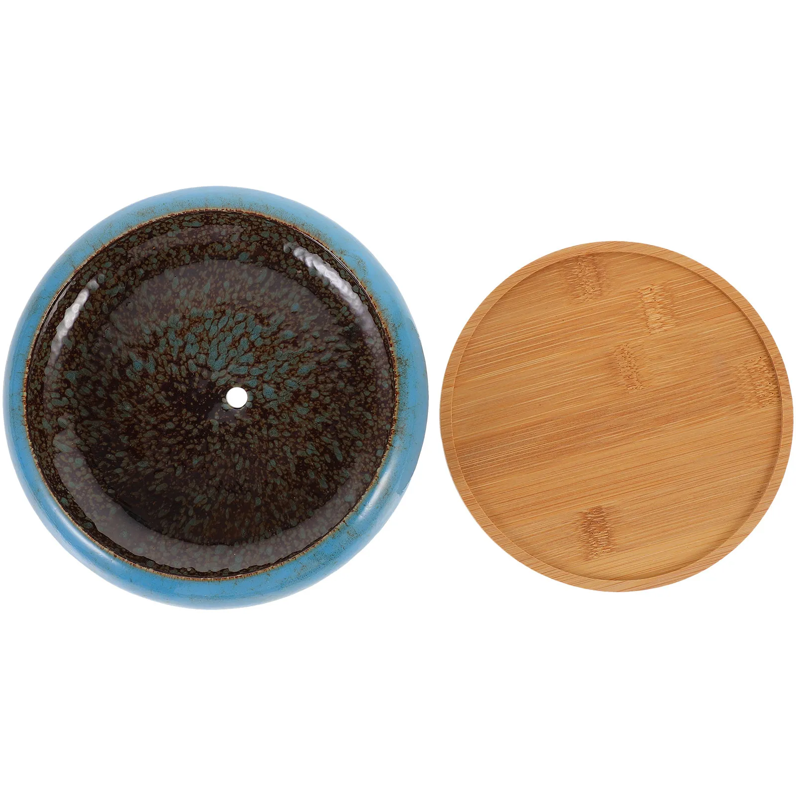 

Набор из 1 керамического цветочного горшка: простой кашпо для суккулентов, подходит для использования в помещении и на улице, для балкона, для небольших растений и бонсай, с дренажным отверстием