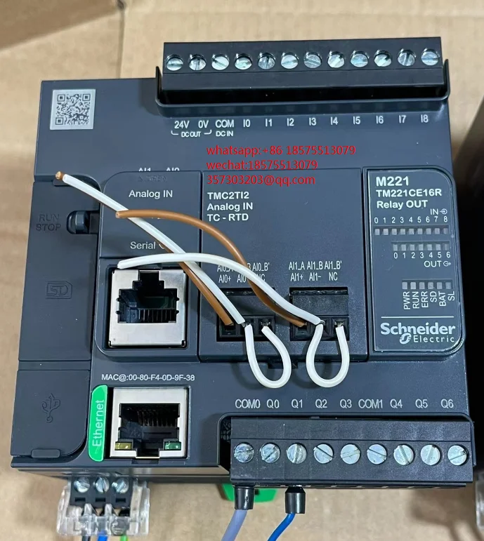 For Schneider TM221CE16R With Analog Expansion Board TMC2TI2 1 Piece