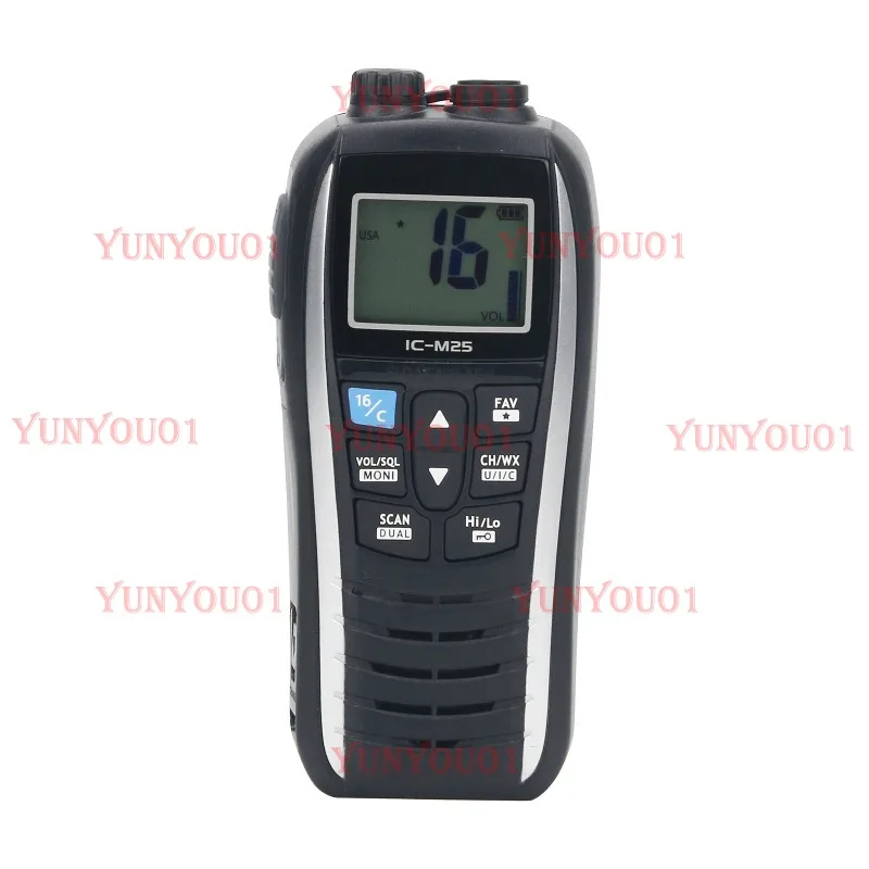 

Waterproof IC-M25 5W 5KM VHF Marine Radio Marine Walkie Talkie VHF Handheld Transceiver